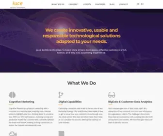 Luceit.com(Luce Innovative Technologies) Screenshot