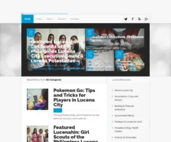 Lucenahin.com.ph(Lucena City Community Website) Screenshot