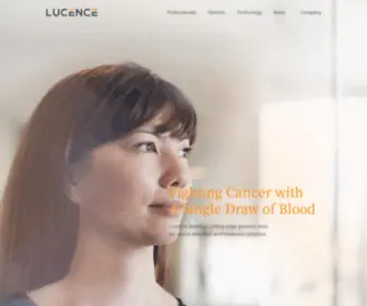 Lucence.com(Advancing Precision Cancer Care) Screenshot
