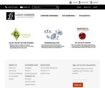 Lucentdiamonds.com(Lucent Diamonds) Screenshot