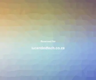 Lucentledtech.co.za(Lucentledtech) Screenshot