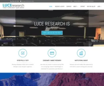 Luceresearch.com(Luce Research) Screenshot
