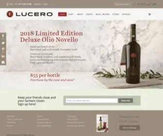 Lucerooliveoil.com(Lucero Olive Oil) Screenshot