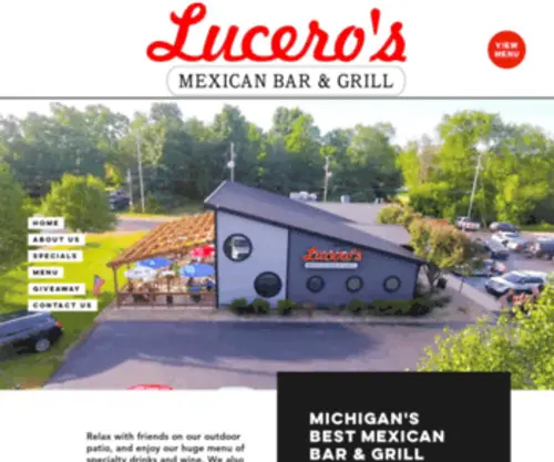Lucerosgrill.com(Lucero's Mexican Bar & Grill) Screenshot