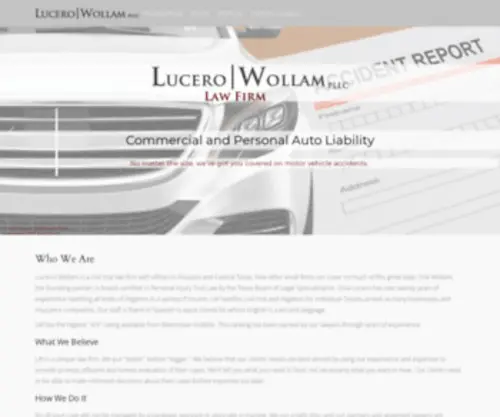 Lucerowollam.com(Lucero Wollam PLLC) Screenshot