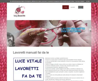 Lucevitale.com(Lavoretti manuali fai da te) Screenshot