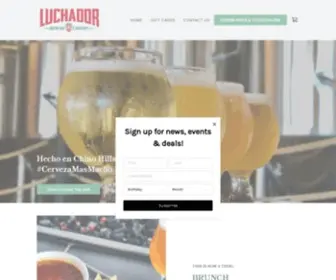 Luchadorbrew.com(Luchador Brewing Company) Screenshot