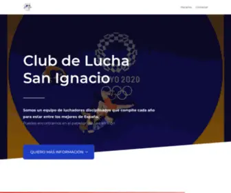 Luchaolimpicavigo.com(Club San Ignacio) Screenshot