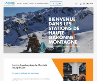 Luchon-Superbagneres.com(Haute-Garonne Montagne. Luchon Superbagnères la mythique) Screenshot