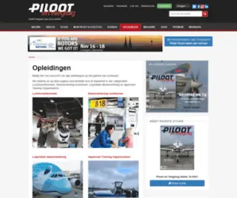Luchtvaartopleiding.nl(Piloot & Vliegtuig) Screenshot