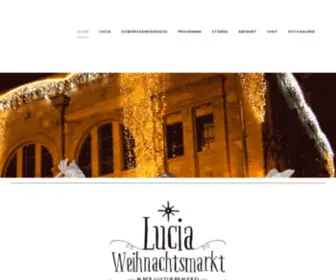 Lucia-Weihnachtsmarkt.de(Lucia Weihnachtsmarkt in der KulturBrauerei) Screenshot