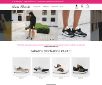 Luciabarcelo.com(Zapatos de piel para mujer) Screenshot