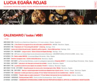 Luciaegana.net(LUCIA EGAÑA ROJAS) Screenshot