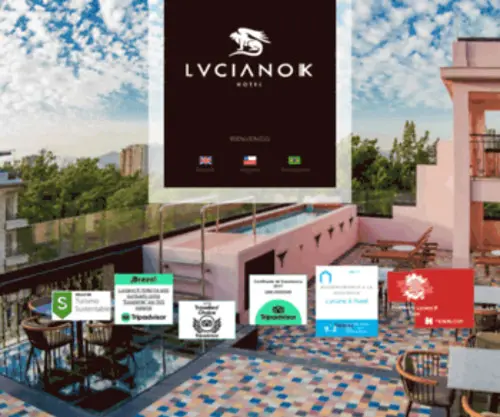 Lucianokhotel.com(Santiago boutique Hotels Luciano K) Screenshot