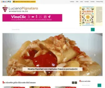Lucianopignataro.it(Luciano Pignataro Wine Blog) Screenshot