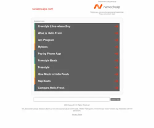 Lucianoraps.com(Lucianoraps) Screenshot