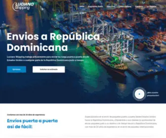 Lucianoshipping.com(Envío desde USA a República Dominicana) Screenshot