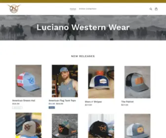 Lucianowesternwear.com(Luciano Western Wear) Screenshot