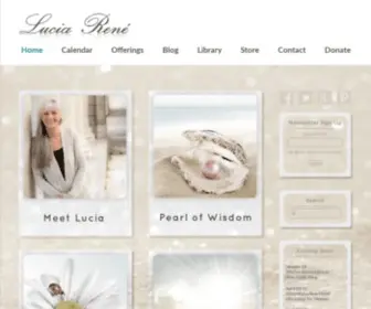 Luciarene.com(Captures the work of Lucia Rene) Screenshot