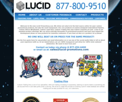 Lucid-Promotions.com(Lucid Promotions) Screenshot