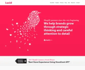 Lucid.nz(Award-Winning Shopify Plus Experts, New Zealand & New York) Screenshot