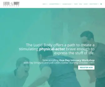 Lucidbody.com(The Lucid Body House) Screenshot