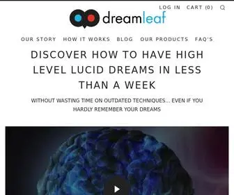 Luciddreamleaf.com(Dream Leaf) Screenshot