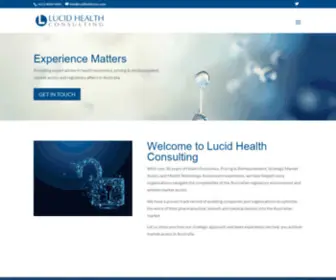 Lucidhealthcon.com(Lucid Health Consulting) Screenshot