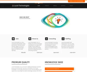 Lucidtechinc.com(Lucid Technologies) Screenshot