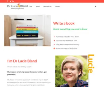 Luciebland.com(Dr Lucie Bland) Screenshot