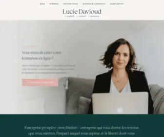 Luciedavioud.com(Lucie Davioud) Screenshot