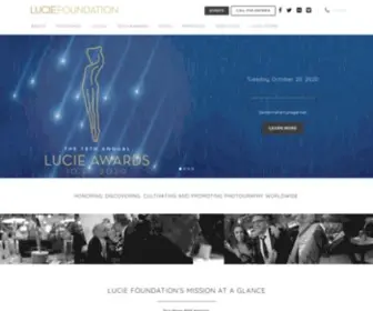 Luciefoundation.org(Lucie Foundation) Screenshot