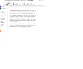 Luciehaskins.com(Lucie Haskins) Screenshot