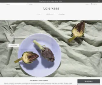 Luciekaas.com(Lucie Kaas) Screenshot