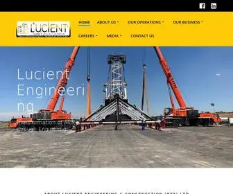 Lucientengineering.com(Engineering Africa) Screenshot