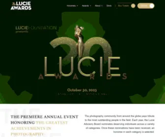 Lucies.org(The Lucie Awards) Screenshot