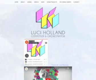 Luciholland.com(LUCI HOLLAND) Screenshot