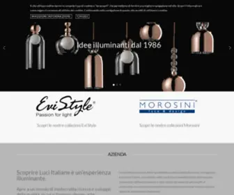 Luciitaliane.com(Luci Italiane) Screenshot