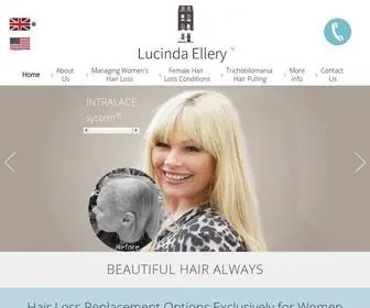 Lucindaellery-Hairloss.co.uk(Hair Loss Treatment For Women) Screenshot