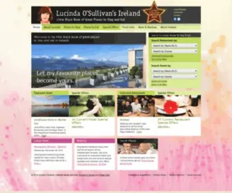 Lucindaosullivan.com(Lucinda O'Sullivan's Ireland) Screenshot