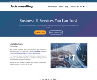 Lucis.consulting(Business IT Support Services across Suffolk) Screenshot