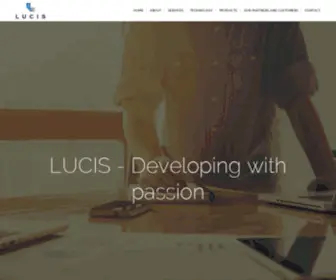 Lucis.si(Developing with passion) Screenshot