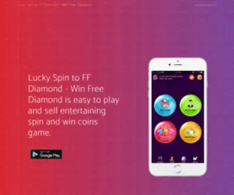Luckbyspin.tk(Lucky Spin to FF Diamond) Screenshot