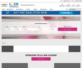 Luckchevrolet.com(Luck Chevrolet in ASHLAND) Screenshot