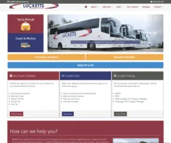 Luckettscoaches.com(Lucketts of Watford) Screenshot