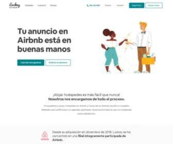 Luckey.es(Gestión de apartamentos turísticos en Airbnb) Screenshot