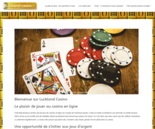 Luckland-Casino.fr Screenshot