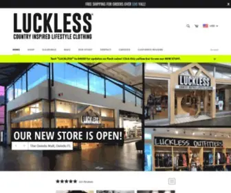 Lucklessclothing.com(Luckless Outfitters Country Apparel and Accessories) Screenshot