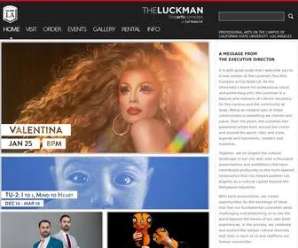 Luckmanarts.org(The Luckman Fine Arts Complex) Screenshot