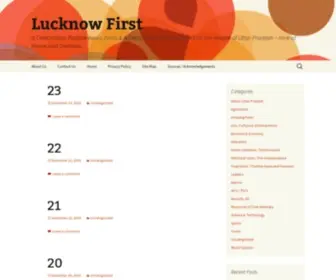 Lucknowfirst.in(Here at Home and Overseas) Screenshot